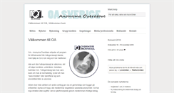 Desktop Screenshot of oasverige.org