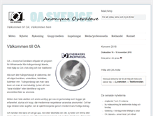 Tablet Screenshot of oasverige.org